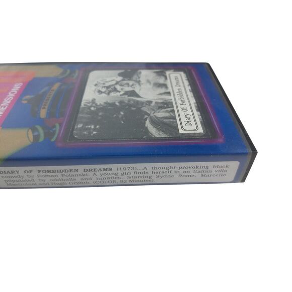 Vintage Diary Of Forbidden Dreams Roman Polanski Video Dimensions - Picture 3 of 4